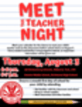 Image for Meet the Teacher Night at all RCS school - Thursday, August 3