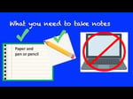 Image for Note Taking - Study Skills #2