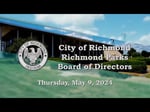 Image for City of Richmond Parks Department Meeting of May 9, 2024.