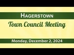 Image for Hagerstown Town Council Meeting of December 2, 2024