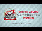 Image for Wayne County Commissioners Meeting of May 27, 2026