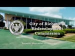 Image for Richmond Redevelopment Commission meeting of December 12, 2023