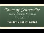 Image for Centerville town Council of  October 10, 2023
