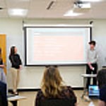 Image for IU East business students present Richmond budget findings to Oler, Shreve