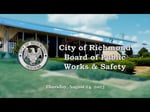 Image for City of Richmond Board of Public Works and Safety of August 24, 2023