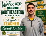 Image for Welcome Grant Luebbe to  Northeastern Elementary!