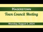 Image for Hagerstown Town Council Meeting August 5, 2024
