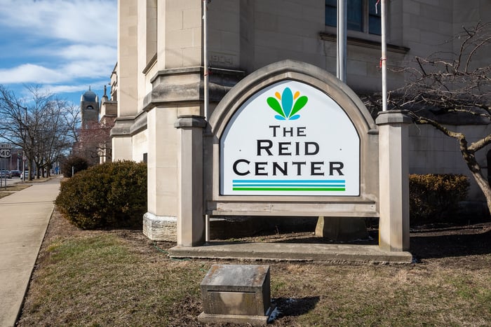 Image for New Sign at The Reid Center, Richmond, Indiana