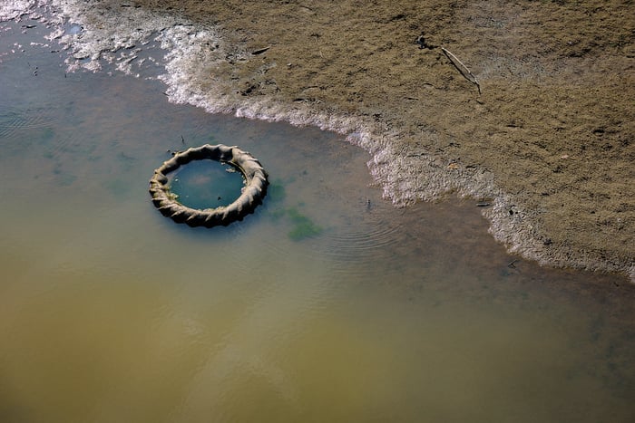 Image for Low Water at Middlefork Reservoir