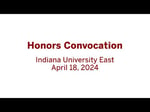 Image for Indiana University East Honors Convocation 2024
