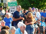 Image for Vigil crowd hears pleas to continue prayers for wounded Richmond police officer
