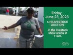 Image for Wayne County 4-H Fair Daily Events With Sandy House - June 23, 2023
