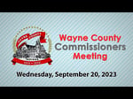 Image for Wayne County Commissioners meeting of September 20, 2023