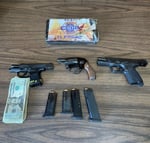 Image for Drug Task Force investigation locates cocaine worth $50,000, handguns
