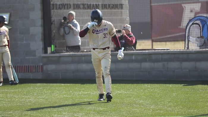 Image for Baseball splits with Olivet on Opening Day