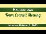 Image for Meeting of Hagerstown Town Council October 2, 2023