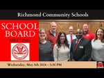 Image for Richmond Community Schools Board of Trustees Work Session - May 8th,2024