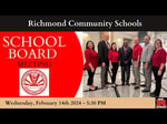 Image for Richmond Community Schools Board of Trustees Work Session - February 14th, 2024