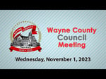 Image for Wayne County Council Meeting of November 1, 2023