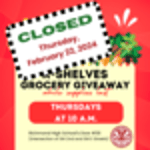 Image for R-Shelves Food Pantry CLOSED Thursday, February 22, 2024