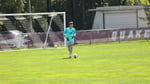 Image for Wamsley collected eight saves, stops penalty kick in Quaker Bowl loss