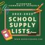 Image for 2022-2023 School Supply Lists