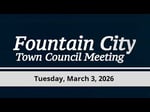 Image for Fountain City Town Council Meeting of April 5, 2026