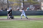 Image for Baseball splits with Anderson