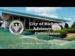 Image for City of Richmond Advisory Plan Commission Meeting of March 27, 2024