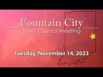 Image for Fountain City Town Council Meeting of November 15, 2023