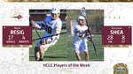 Image for Shea, Resig earn HCLC weekly honors