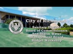 Image for Richmond Sanitary Dist. Bd. of Comm’rs & Storm Water Mgmt. Board Budget Workshop of August 26, 2025