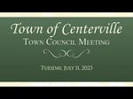 Image for Centerville Town Council of July 11, 2023