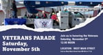 Image for Veterans Parade-Saturday Nov. 5th 