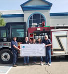 Image for Firefighters to purchase new nozzles with Dot Foods grant