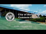 Image for The City of Richmond Common Council Meeting of February 5, 2024