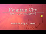 Image for Fountain City Town Council of July 11, 2023
