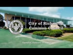 Image for Richmond Common Council Meeting of January 21, 2025