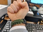 Image for Check out this awesome paracord band I got from Matthew Karnes @ the Farmer's Market! He makes these...