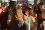 Image for More than 150 protest Supreme Court's abortion vote at Wayne County Courthouse
