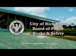 Image for City of Richmond Board of Public Works and Safety Meeting of September 14, 2023