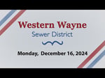 Image for Western Wayne Sewer District Meeting December 16, 2024