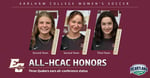 Image for Women's soccer places three on all-conference teams