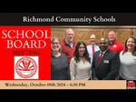 Image for 2024, October 9th   Richmond Communtiy Schools Board of Trustees Board Meeting