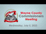 Image for Wayne County Commissioners meeting of 070523