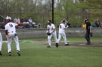 Image for Baseball splits with Franklin