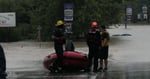 Image for RFD boat torn, vehicle submerged in flooding