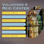 Image for Volunteer Opportunities at The Reid Center