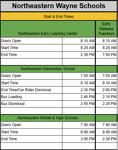 Image for New Start Times for 2026-2027 School Year