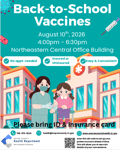 Image for Back to School Vaccine Clinic!